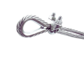 Zacisk linowy kabłąkowy DIN741 ocynkowany  RN 45,0mm