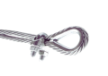 Zacisk linowy kabłąkowy DIN1142 ocynkowany  RN 10,0mm