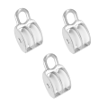 Bloczek do lin ocynkowany podwójny 50mm