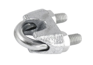 Zacisk linowy kabłąkowy DIN741 ocynkowany  RN 22,0mm